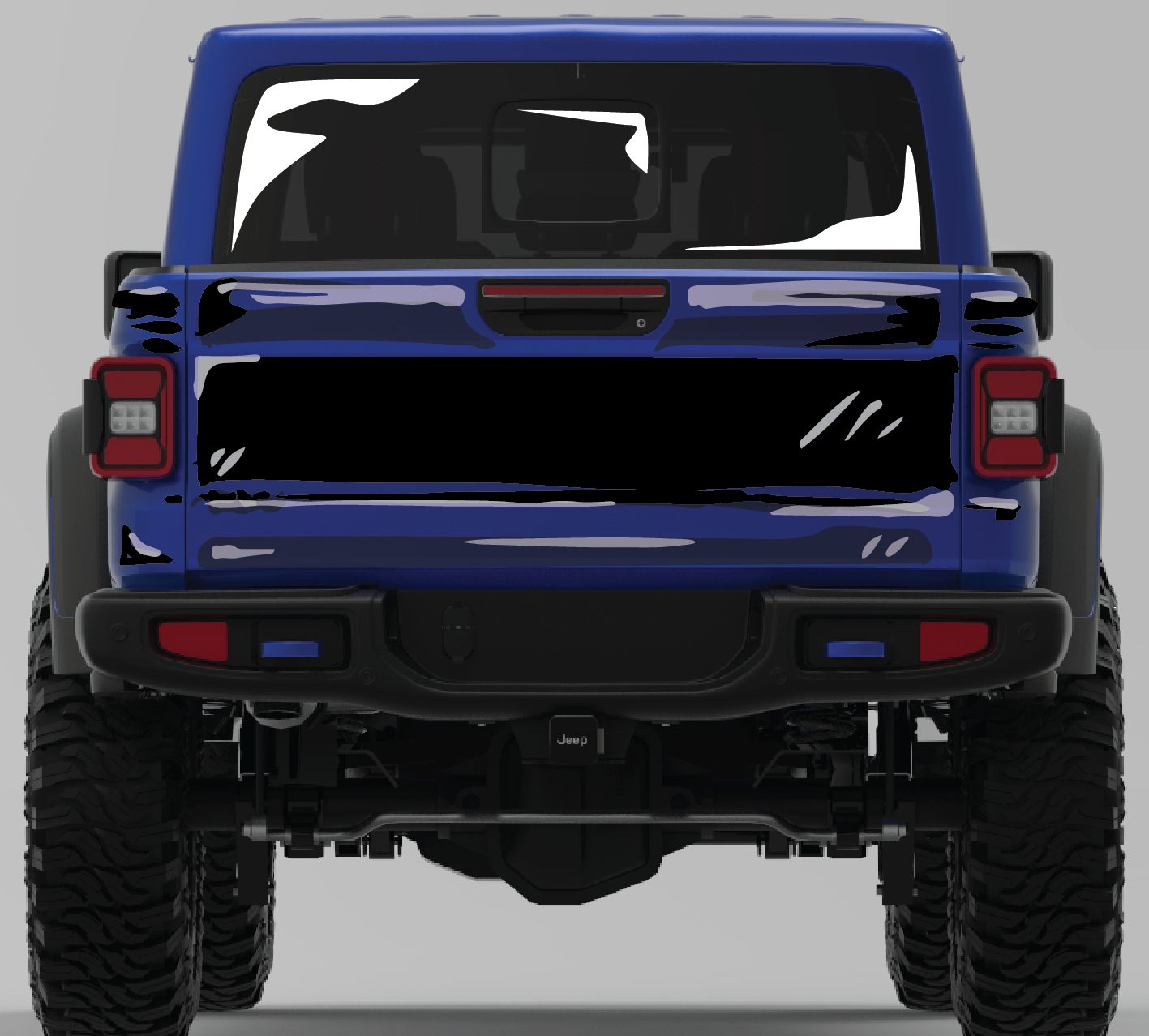 Jeep Gladiator: Comic Style Cel Shading Graphics Kit