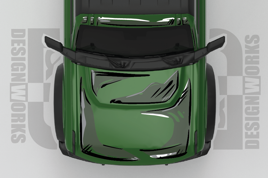 Ford Bronco: Comic Style Cel Shading Graphics Kit