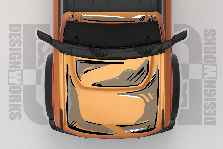 Ford Bronco: Comic Style Cel Shading Graphics Kit