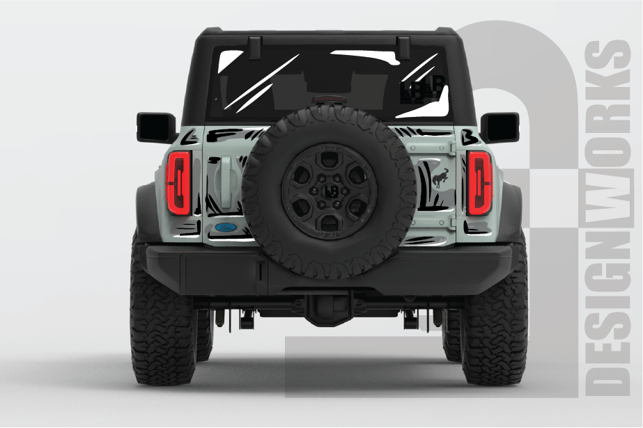 Ford Bronco: Comic Style Cel Shading Graphics Kit