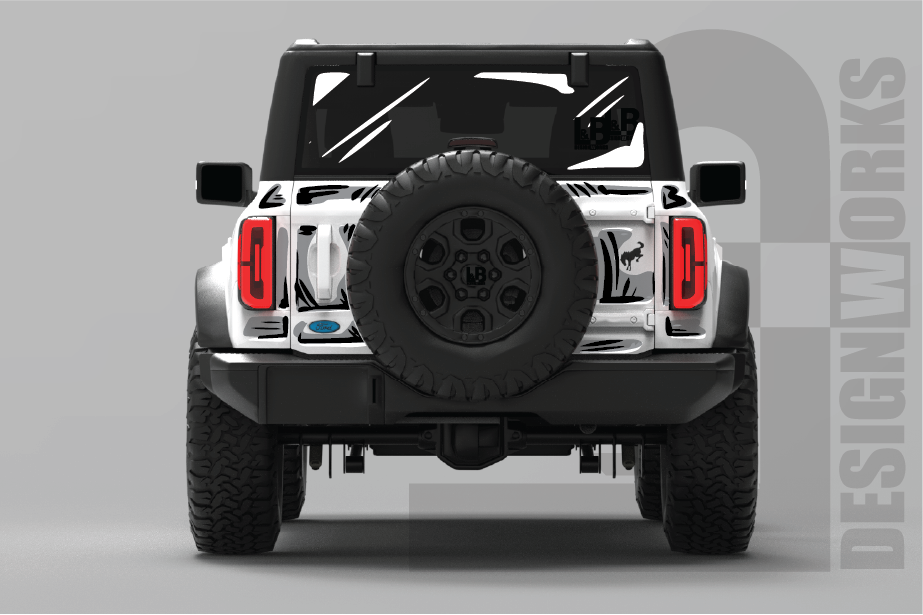 Ford Bronco: Comic Style Cel Shading Graphics Kit