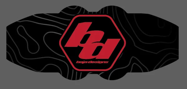 Topographical Overlay for Baja Designs LP4 Headlight Cover- pair
