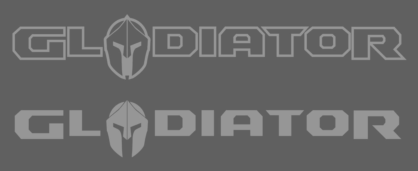 Custom Designed Name Decal Accessory Pair- Fits Jeep Wrangler- Gladiator