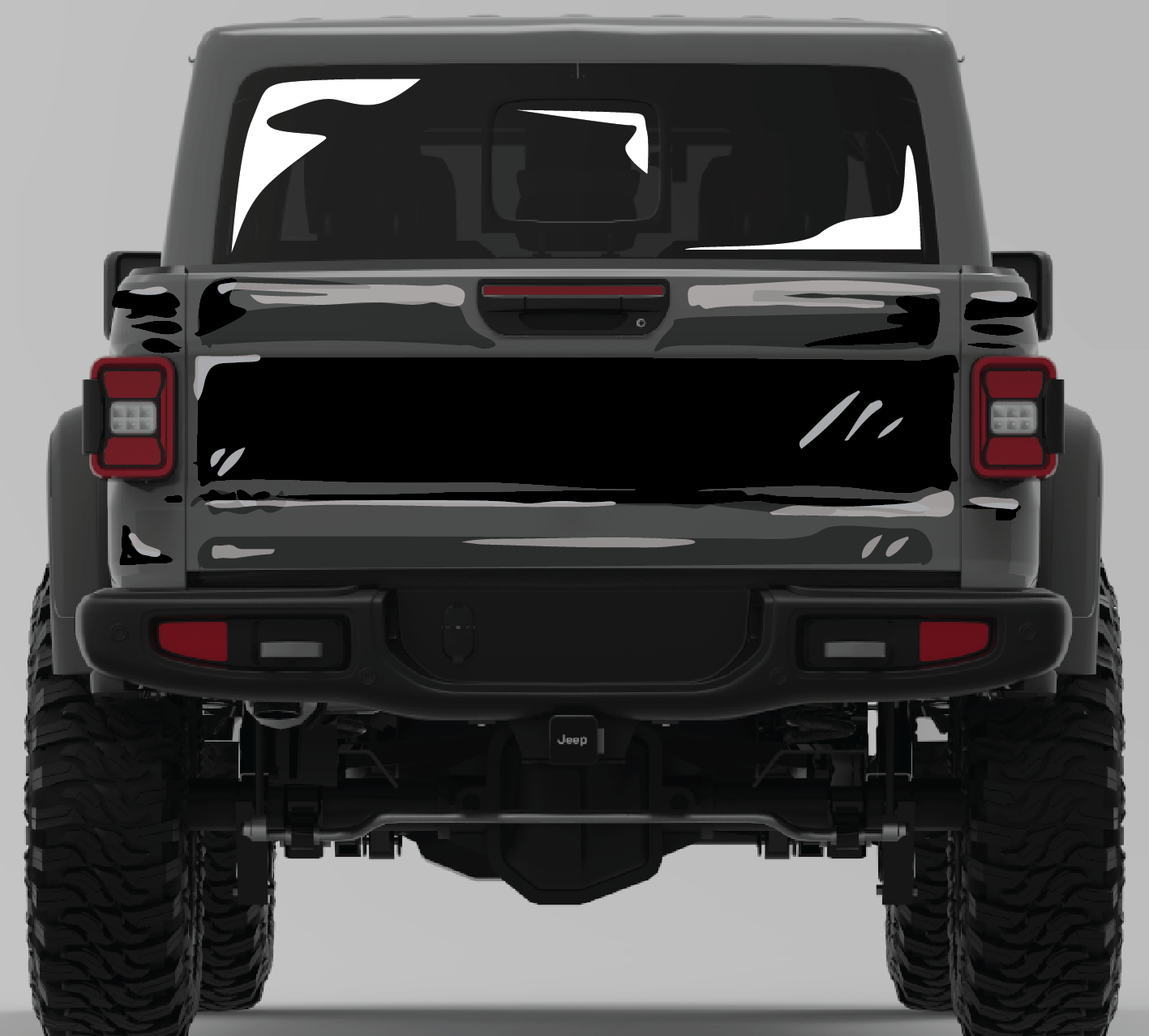 Jeep Gladiator: Comic Style Cel Shading Graphics Kit