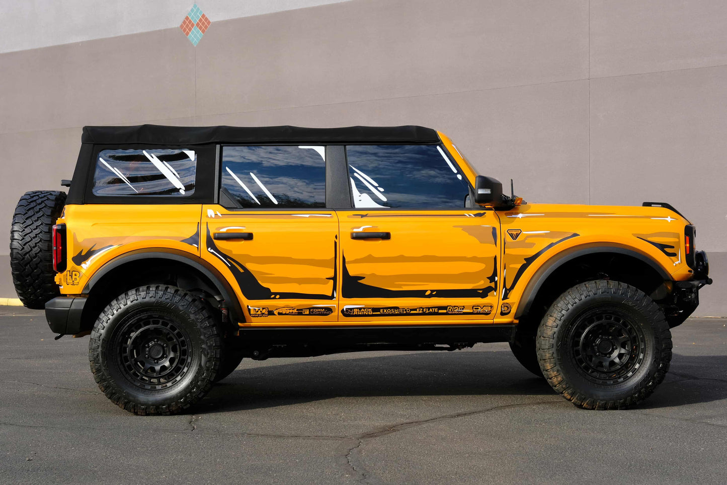 Ford Bronco: Comic Style Cel Shading Sketch Graphics Kit
