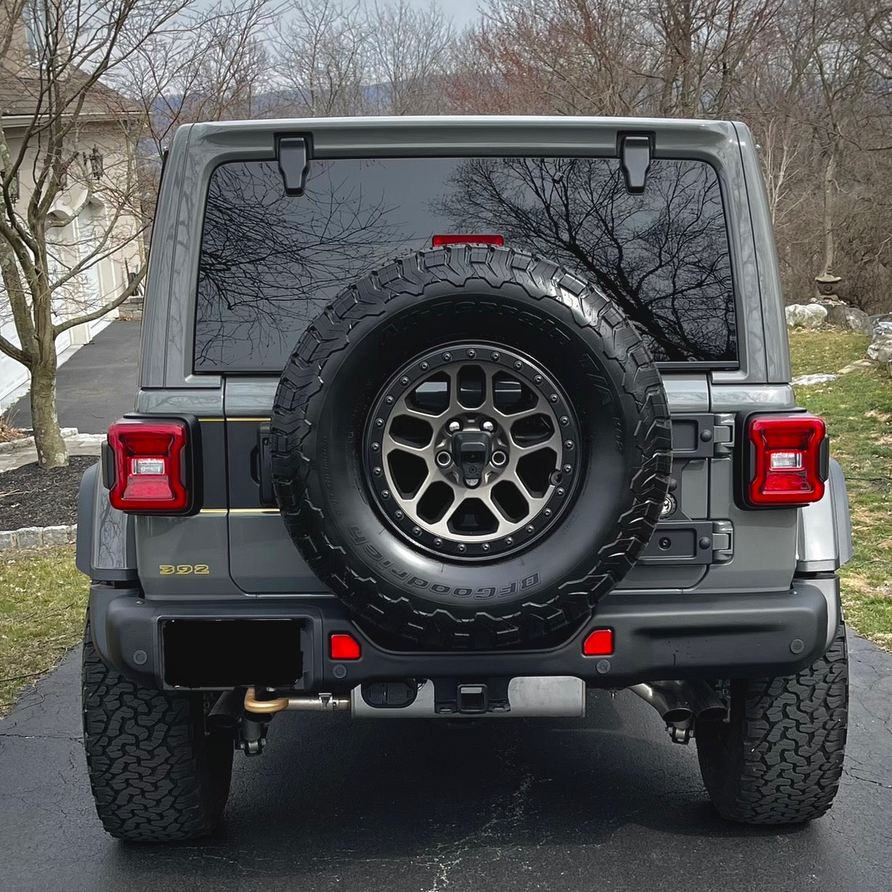 Rear Door Handle Red Line Blackout Decal- Fits Jeep Wrangler JL & JLU Decal