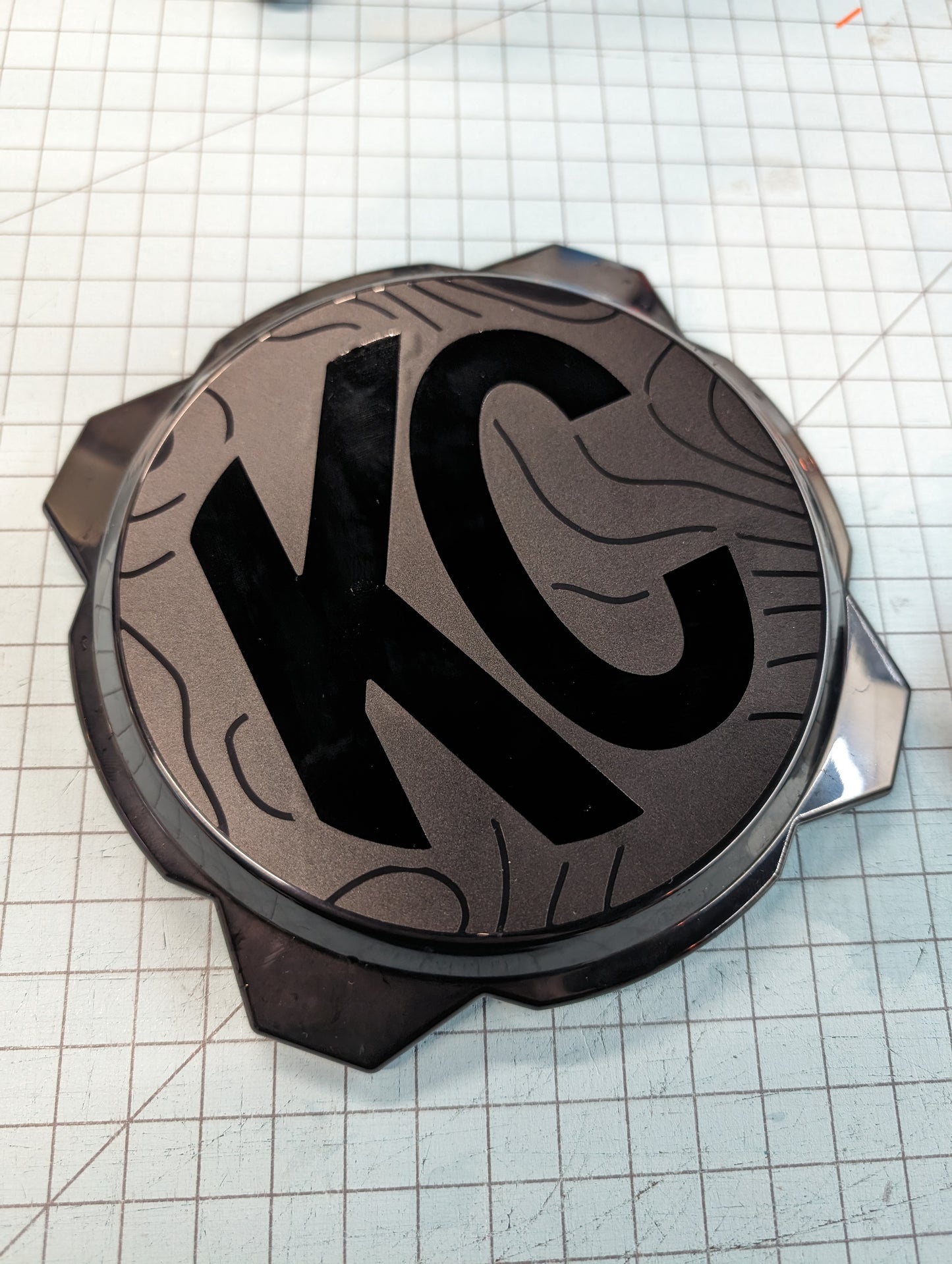 Topographical Overlay for KC Pro 6 Headlight Cover- pair