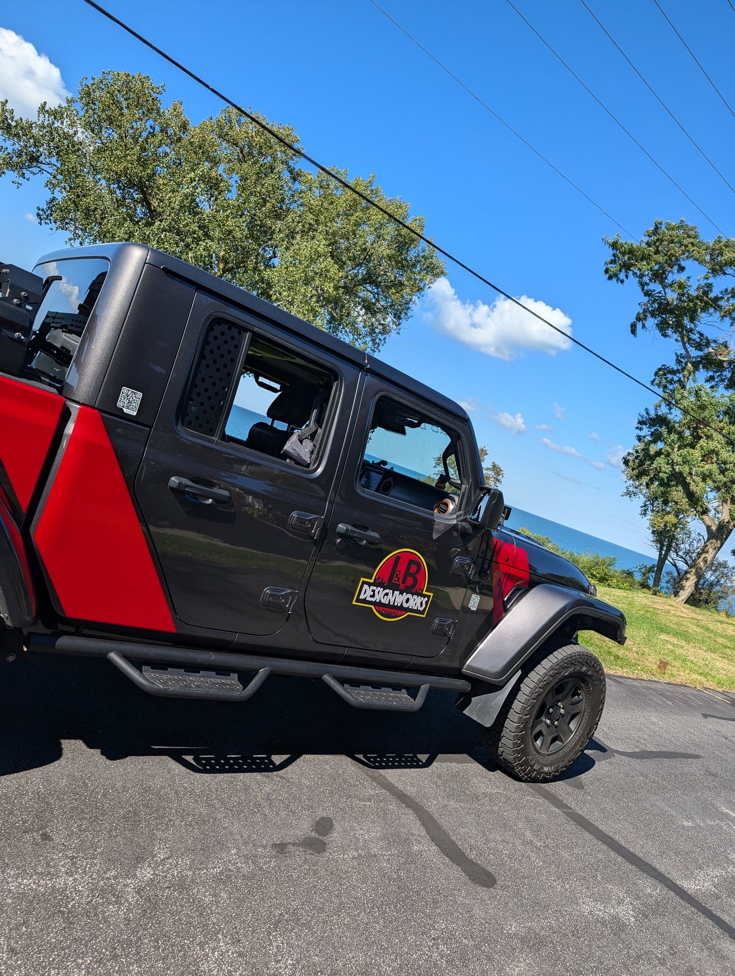 Jeep Gladiator Jurassic JP Decal Set- Dinosaur - fits Jeep Gladiator