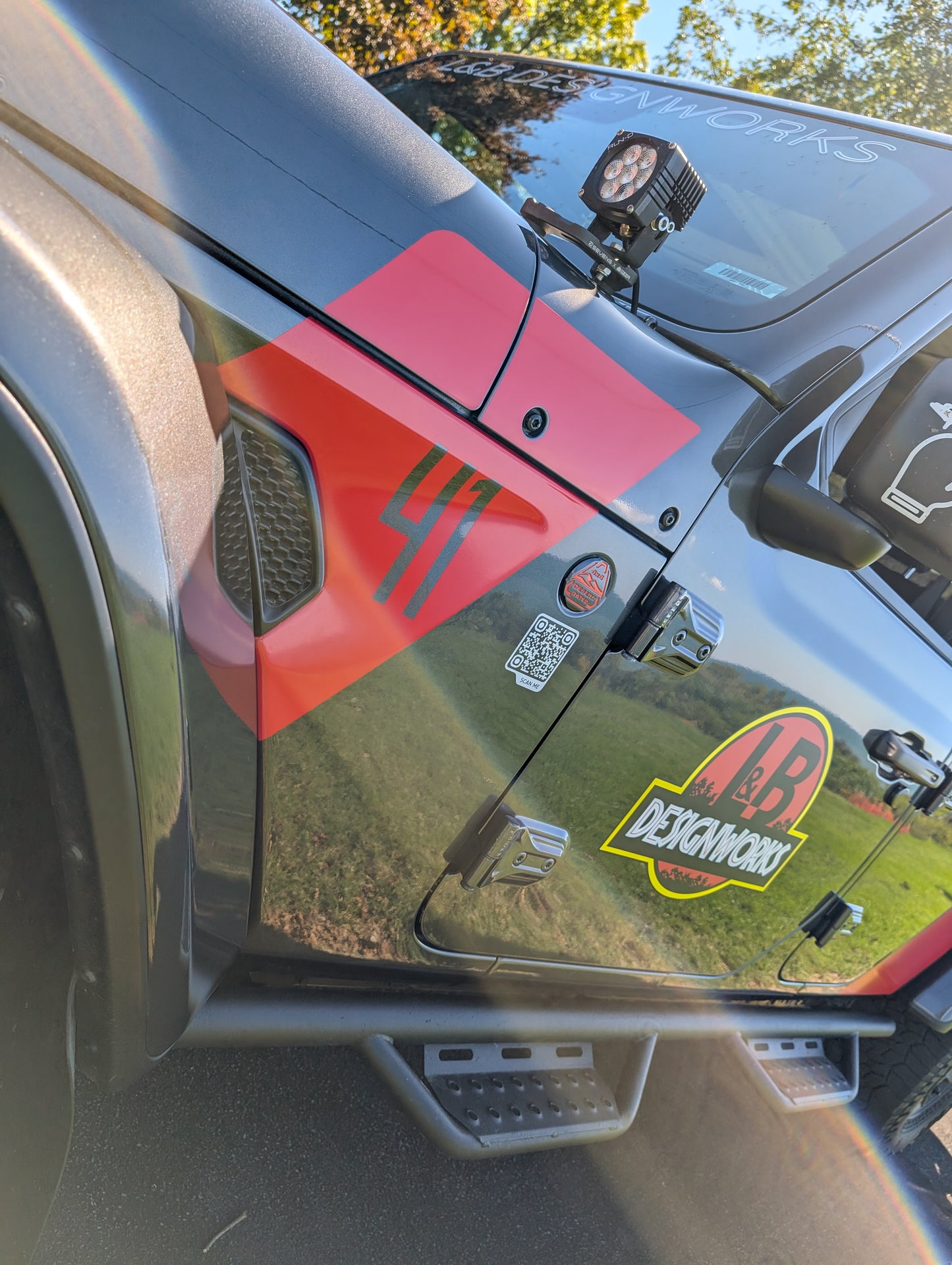 Jeep Gladiator Jurassic JP Decal Set- Dinosaur - fits Jeep Gladiator