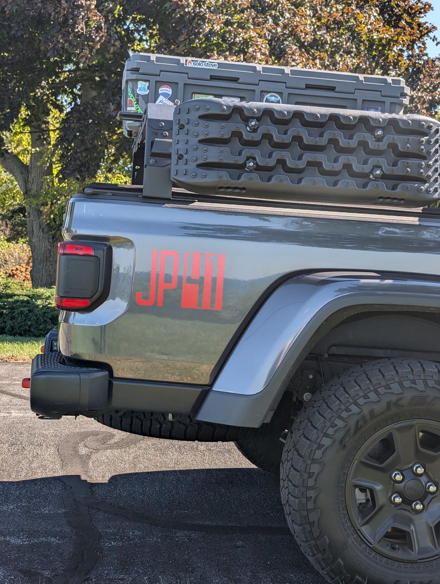 Jeep Gladiator Jurassic JP Decal Set- Dinosaur - fits Jeep Gladiator
