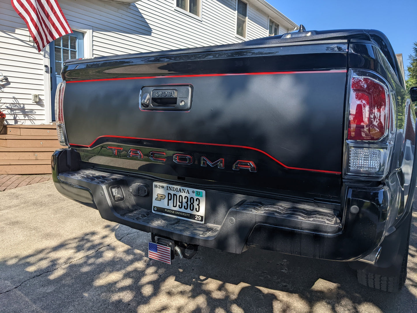 Tacoma Accent Color Line Tailgate Decal Fits 2015-2023 Toyota Tacoma