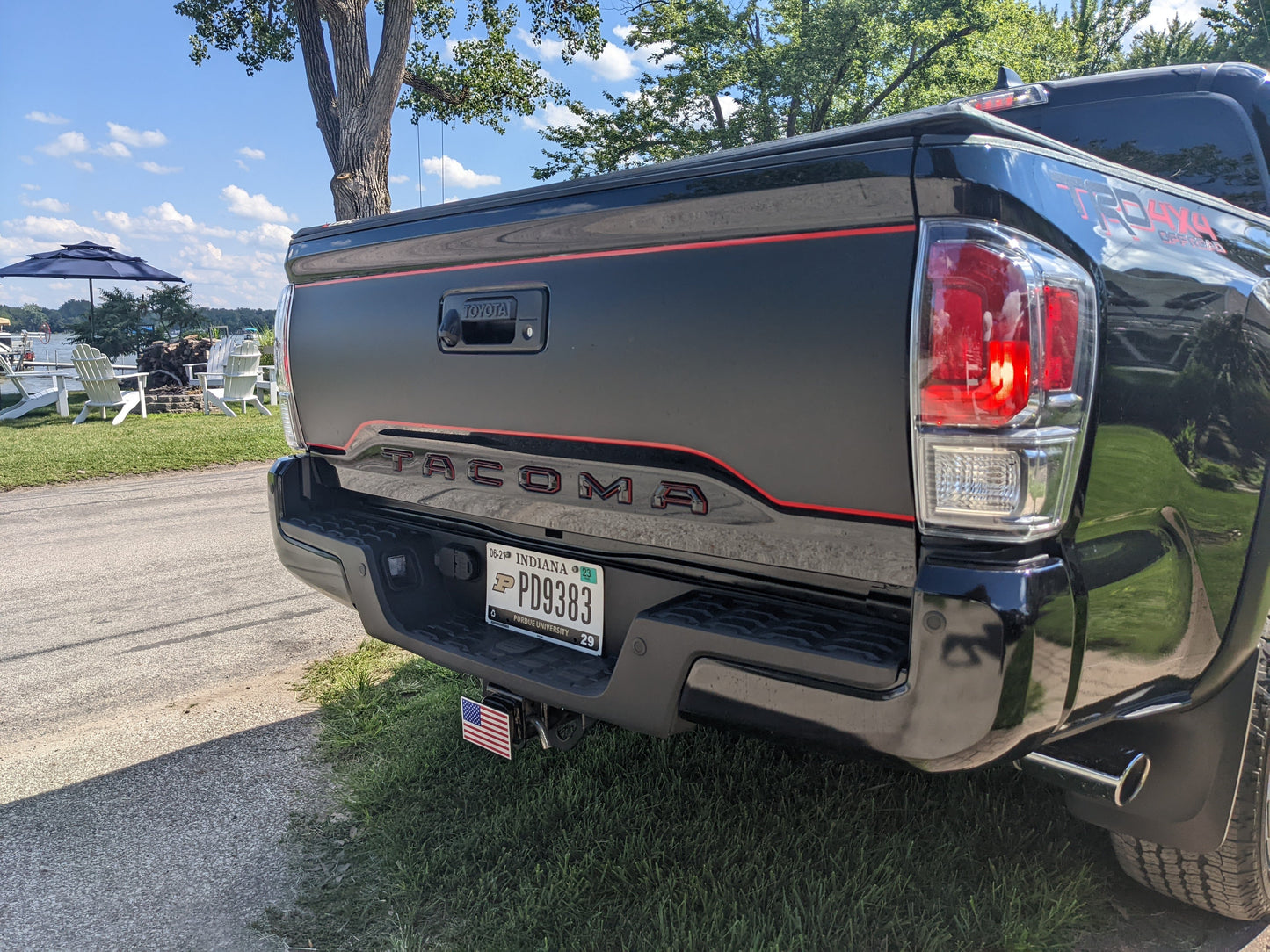 Tacoma Accent Color Line Tailgate Decal Fits 2015-2023 Toyota Tacoma