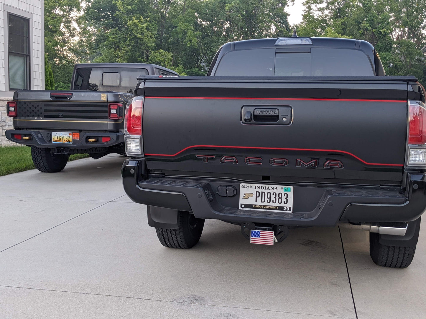 Tacoma Accent Color Line Tailgate Decal Fits 2015-2023 Toyota Tacoma