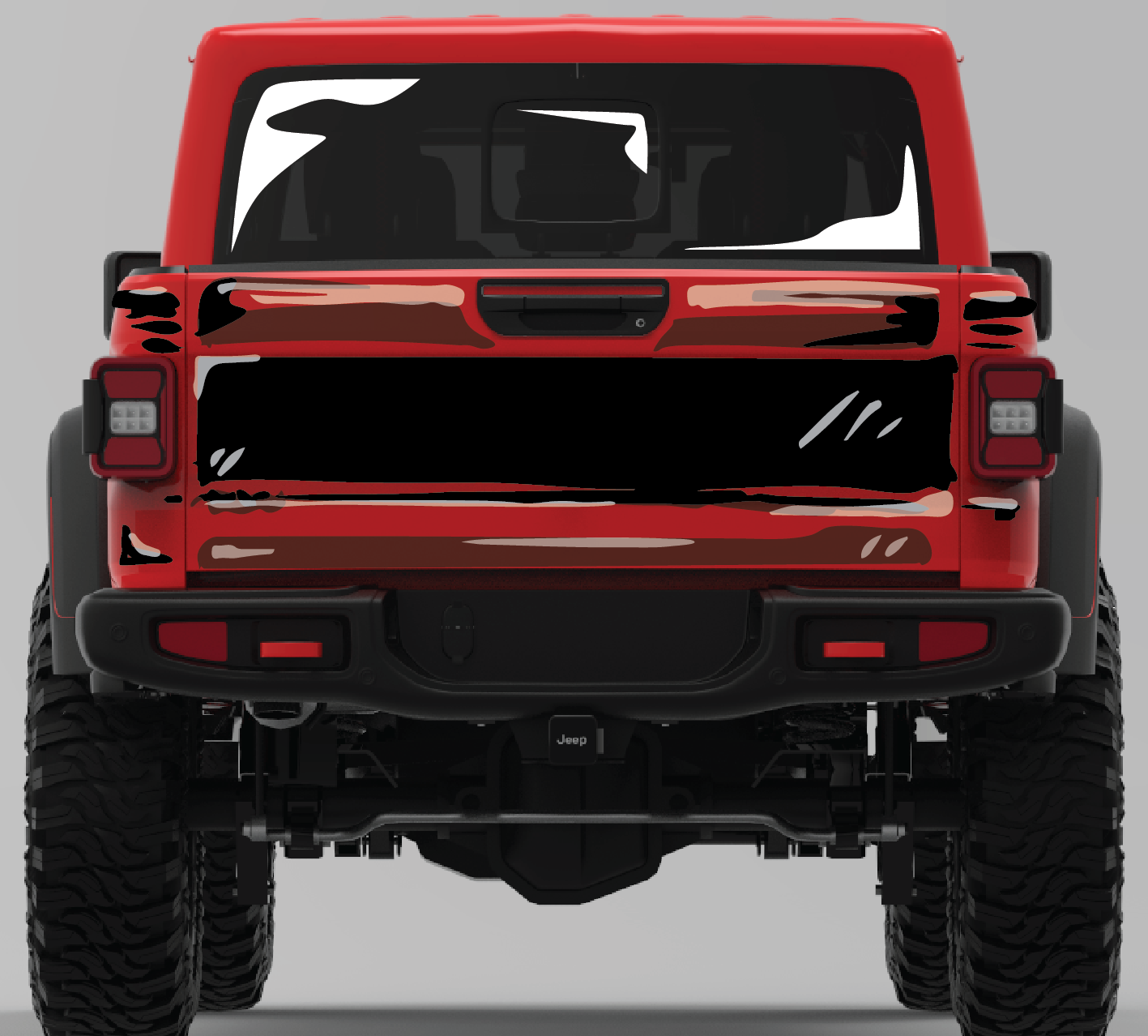Jeep Gladiator: Comic Style Cel Shading Graphics Kit