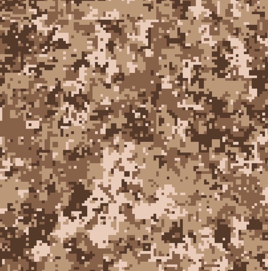 Digital Camouflage Printed Blackout Hood Rubicon Mojave decal set- fits 2020 and newer Jeep Gladiator