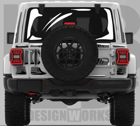 Jeep Wrangler: Comic Style Cel Shading Graphics Kit