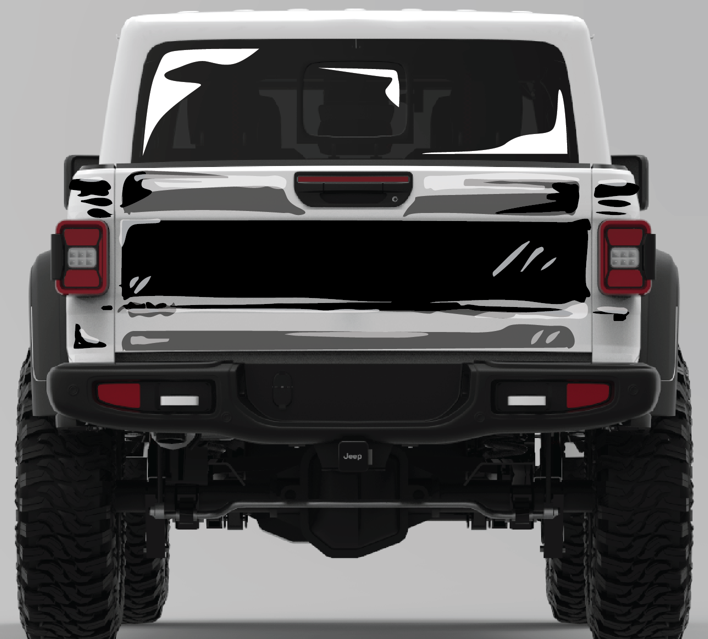 Jeep Gladiator: Comic Style Cel Shading Graphics Kit