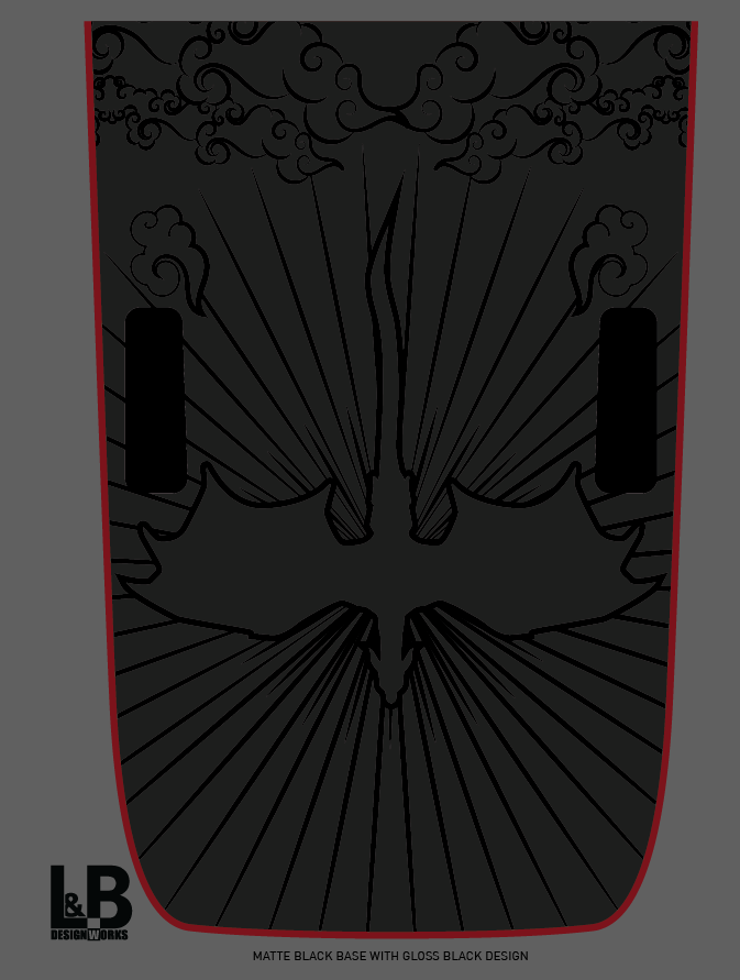 Custom Designed Hood Decal
