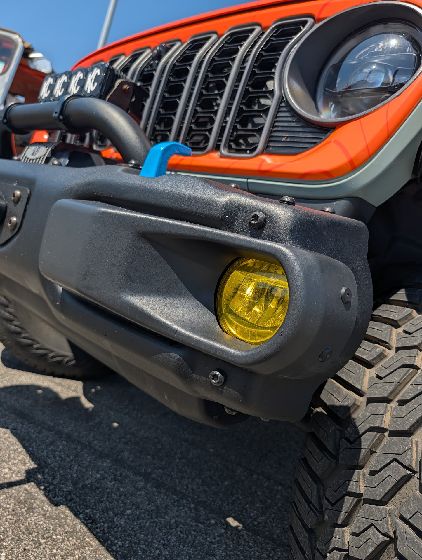 Amber Fog Light Overlay for JL Wrangler and Gladiator