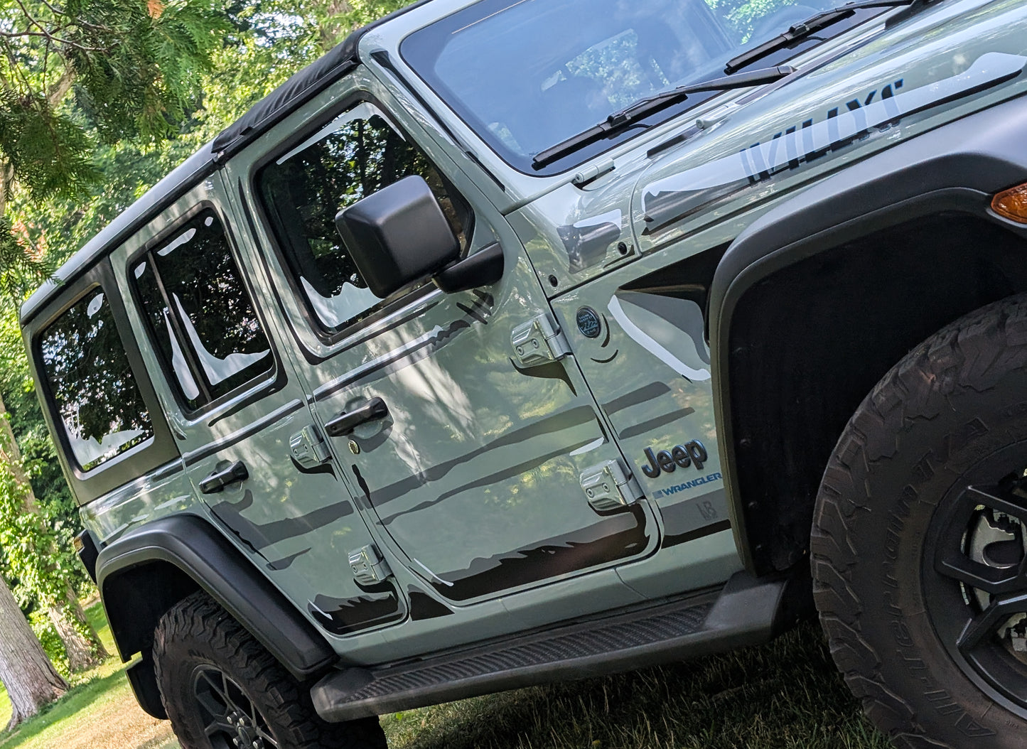 Jeep Wrangler JL: Comic Style Cel Shading Graphics Kit