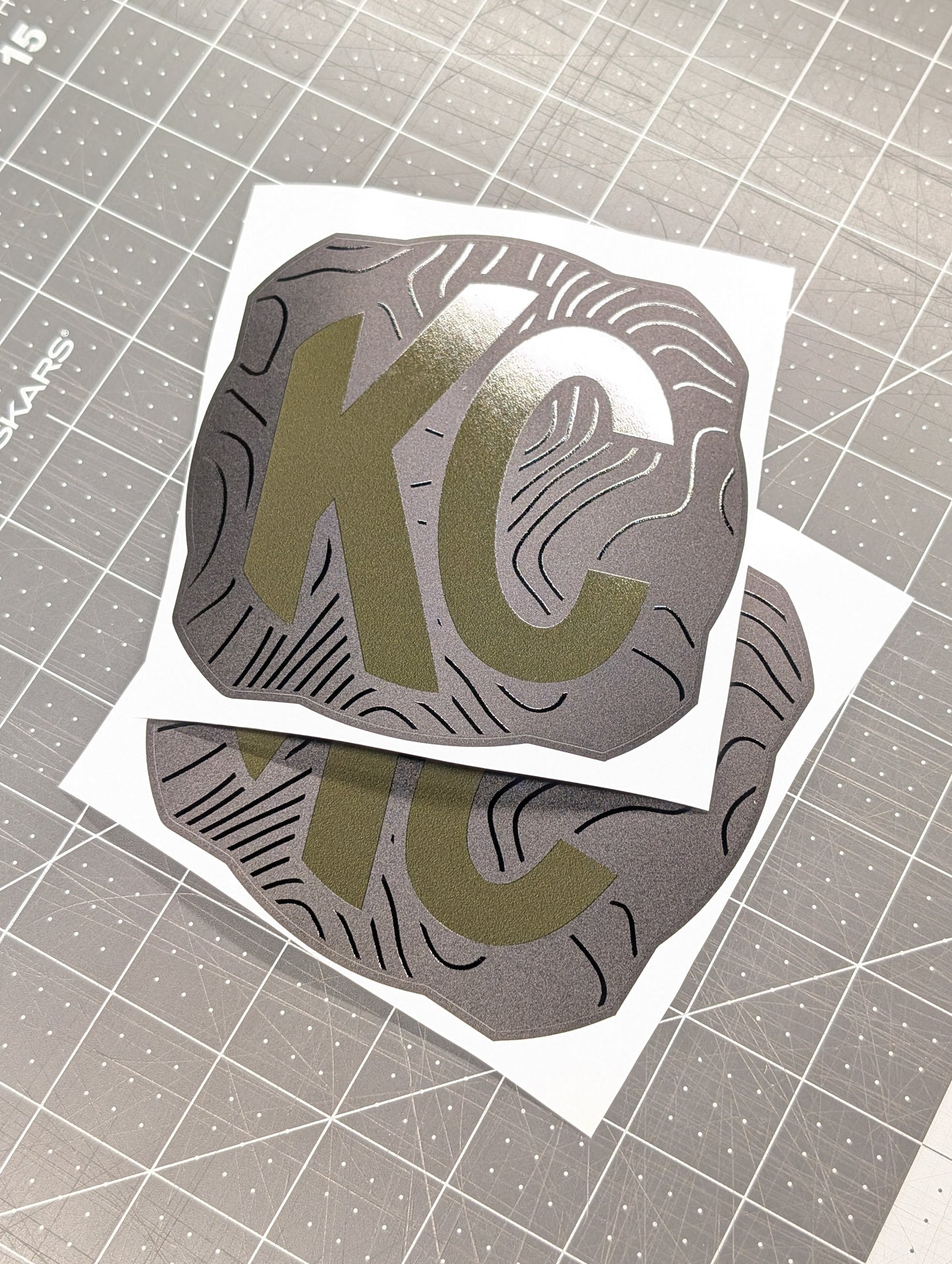 Topographical Overlay for KC Flex Era 4 Headlight Cover- pair