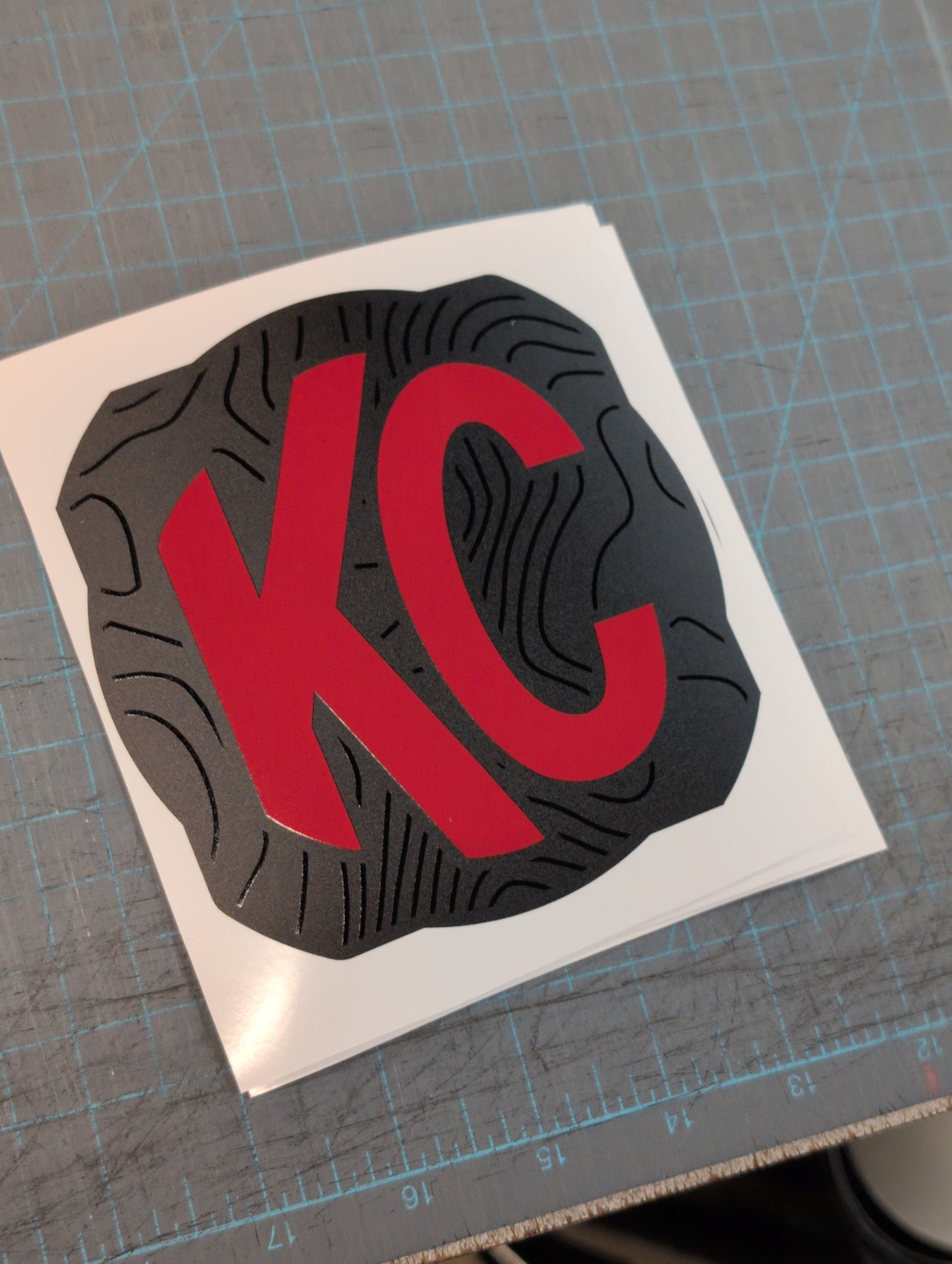 Topographical Overlay for KC Flex Era 4 Headlight Cover- pair