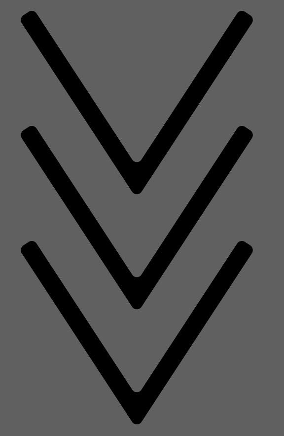 Triple Arrow Set- 12 Sets - Arrow line geometric decal design Indoor/outdoor decal.