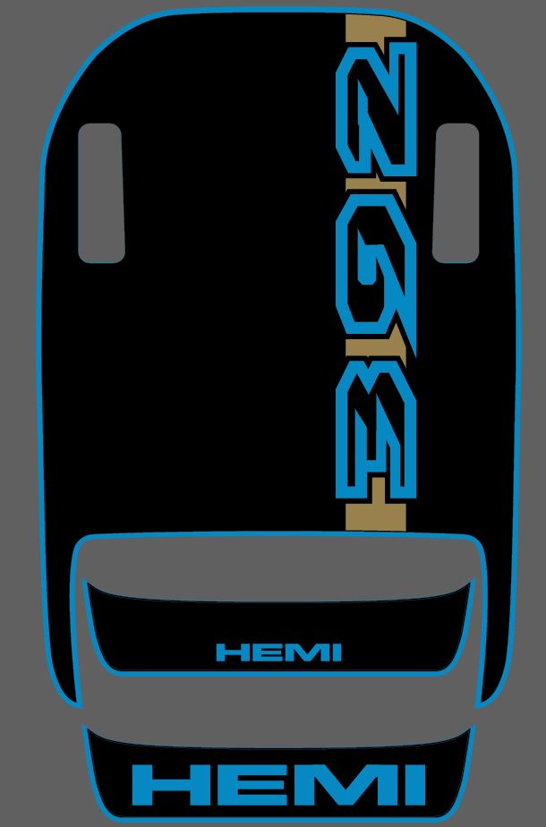 Custom Designed Hood Decal