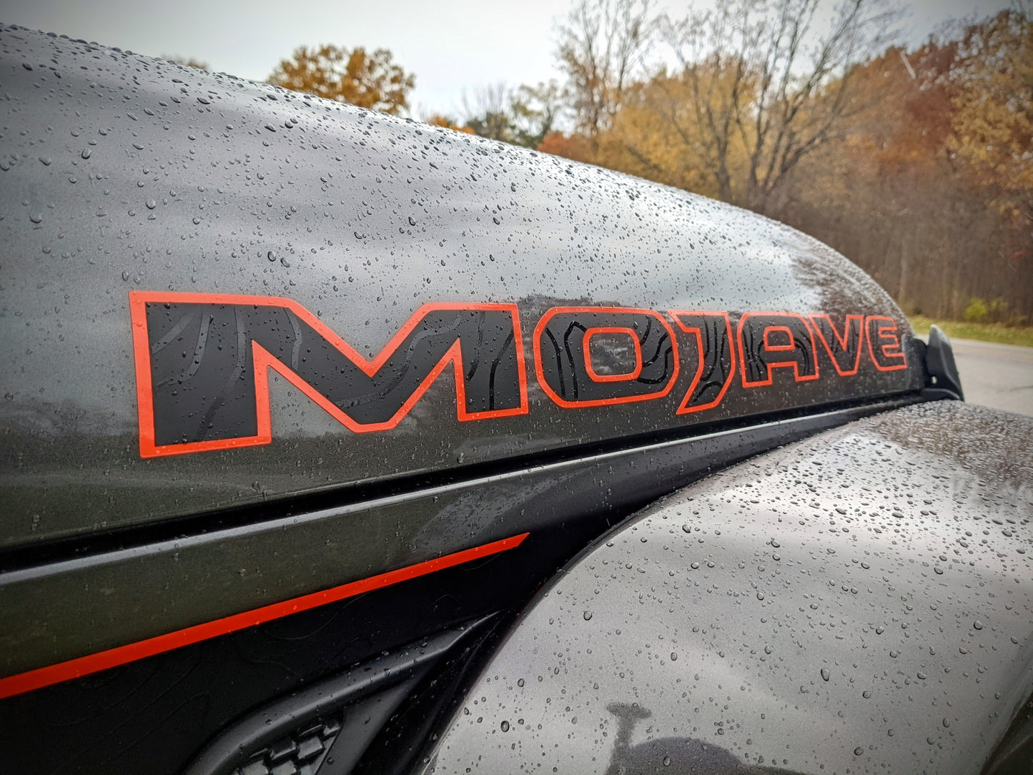 Topographical Overlay for Mojave Factory Hood Decal-Pair