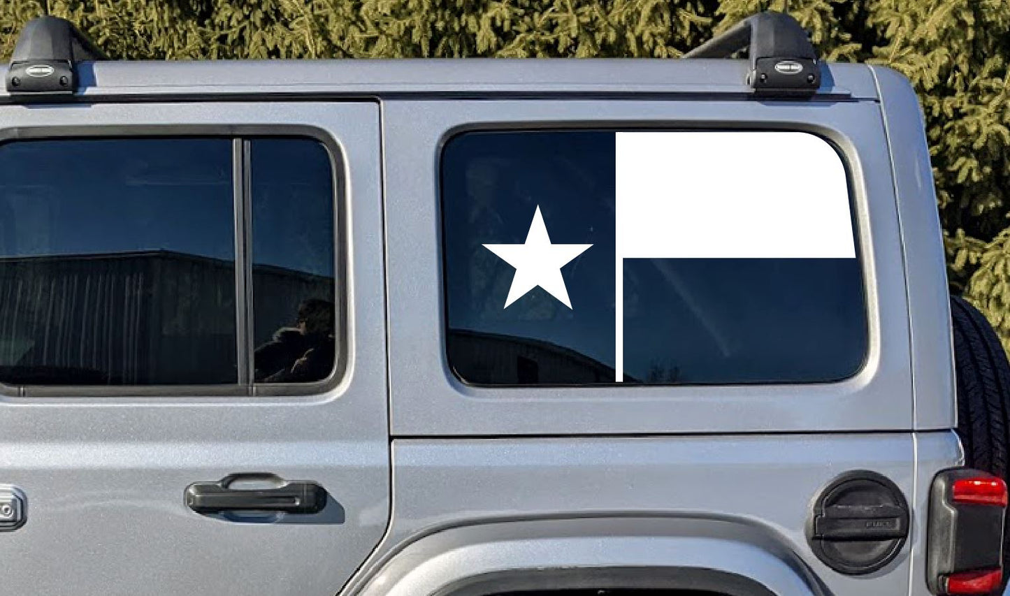 Texas Rear Window Decal- Fits Jeep Wrangler JL