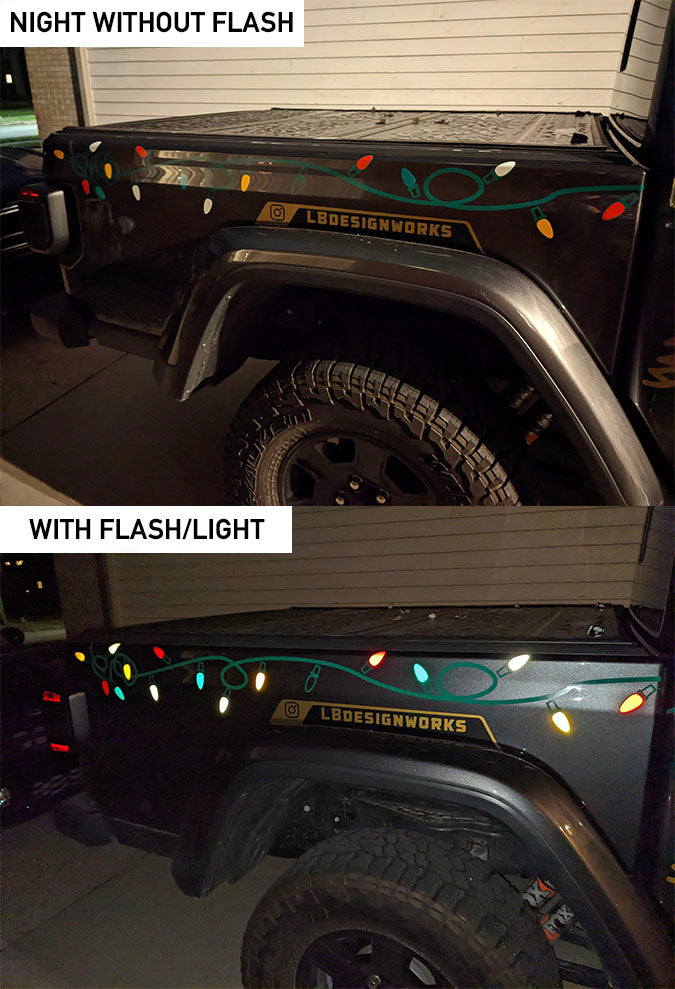 Christmas Light Decal Set