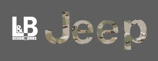 Camo Side Jeep Overlay Vinyl Decal Set-Pair- fits Wrangler JL & Jeep Gladiator JT