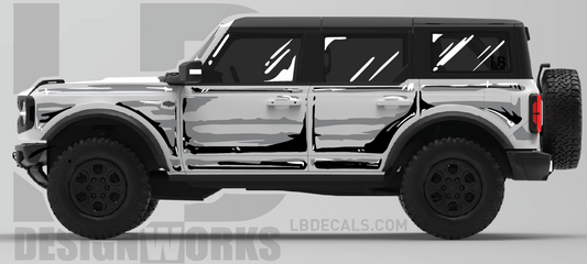 Ford Bronco: Comic Style Cel Shading Graphics Kit