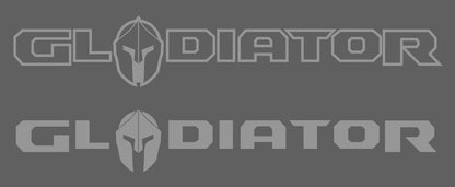 Custom Designed Name Decal Accessory Pair- Fits Jeep Wrangler- Gladiator