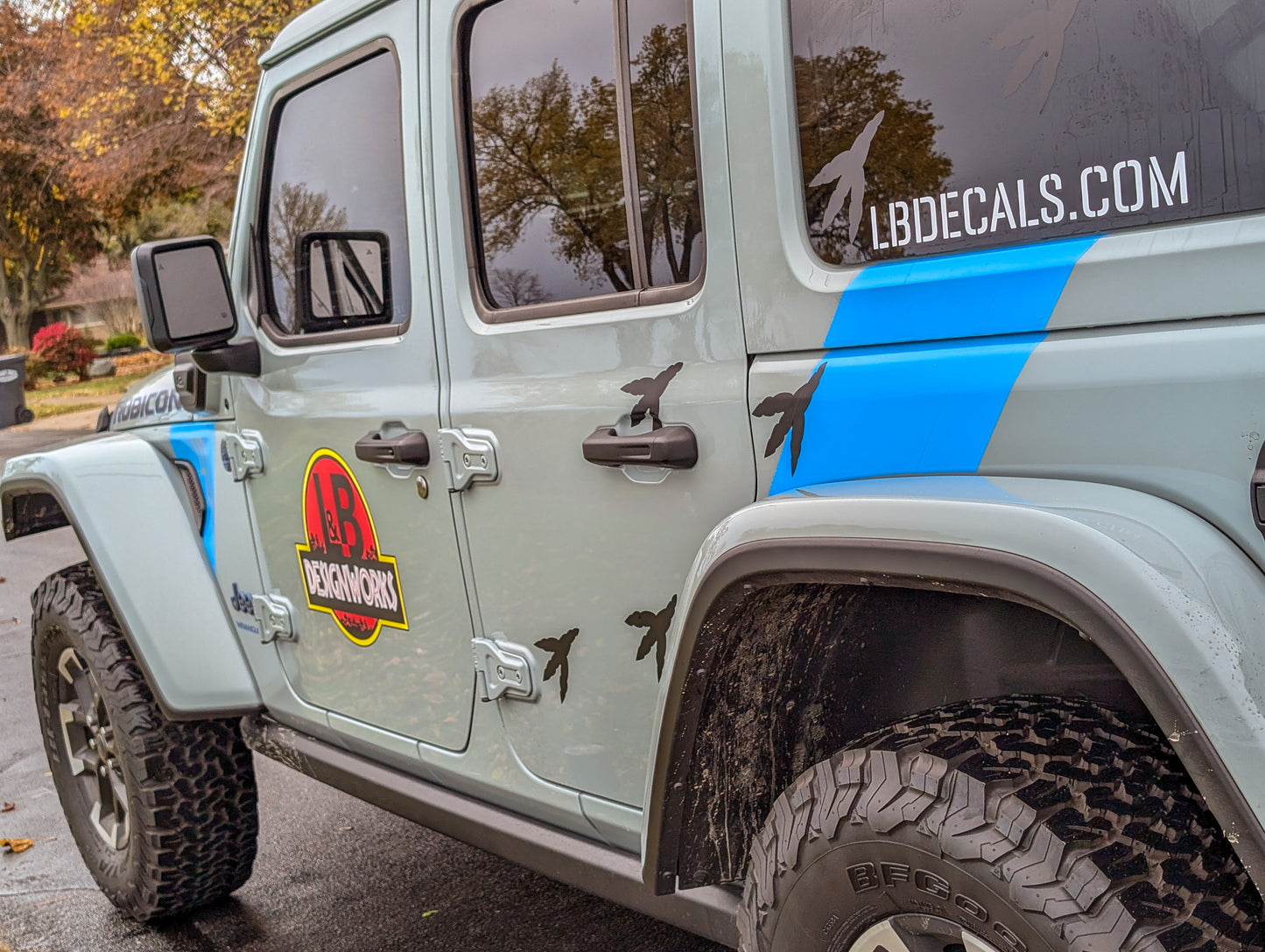 Jeep Wrangler JL Jurassic JP Decal Set- Dinosaur - fits Jeep Gladiator