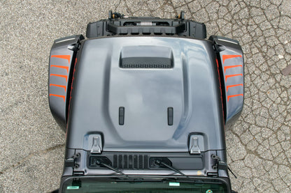 Fender Top Louver Slash Decal Set-Pair- fits JL, JK Wrangler and 2020 and newer Jeep Gladiator and More