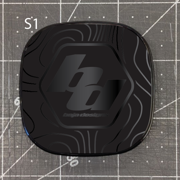 Topographical Overlay for Baja Designs S1 Headlight Cover- set of 3