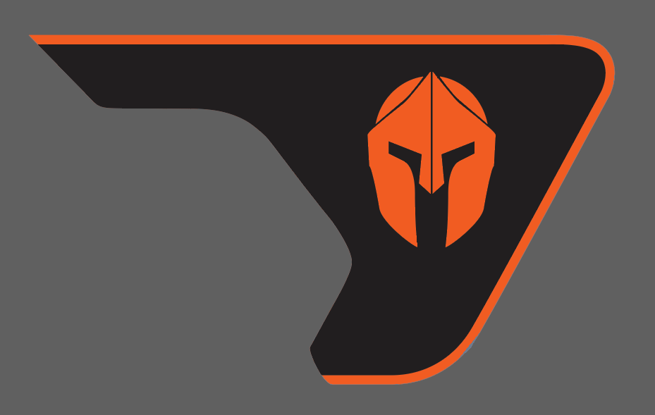 Gladiator Helmet Color Line Blackout 2-Layer Decal- Fits Jeep Wrangler & Gladiator JL Fender Vent Decal-Pair