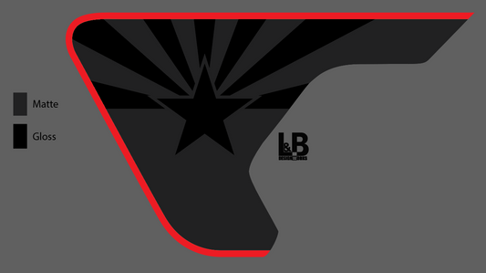 Printed Arizona State Flag Rubicon Vent Decal- Fits Jeep Wrangler & Gladiator JL Fender Vent Decal-Pair