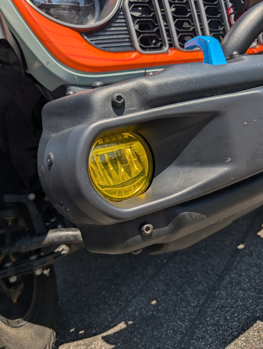 Amber Fog Light Overlay for JL Wrangler and Gladiator
