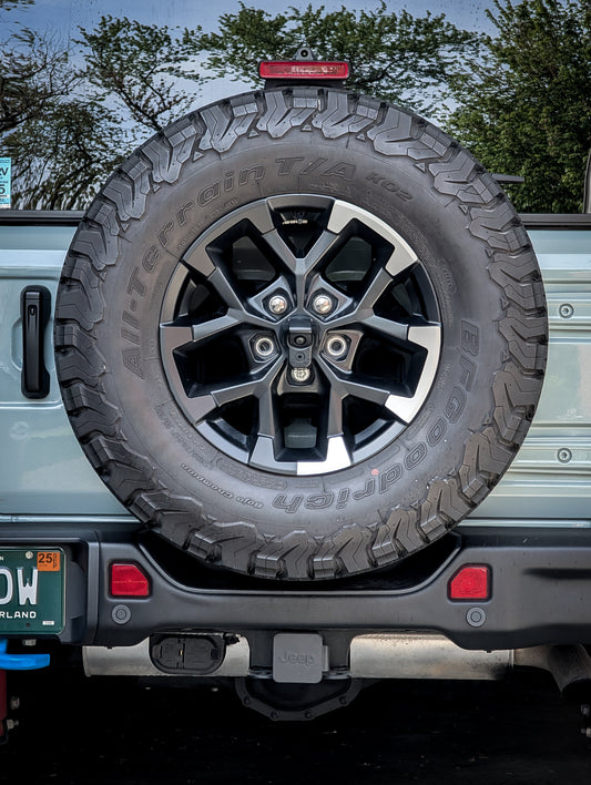 Rubicon Wheel Blackout Overlay Vinyl Decal Set-Pair- fits Wrangler JL & Jeep Gladiator JT