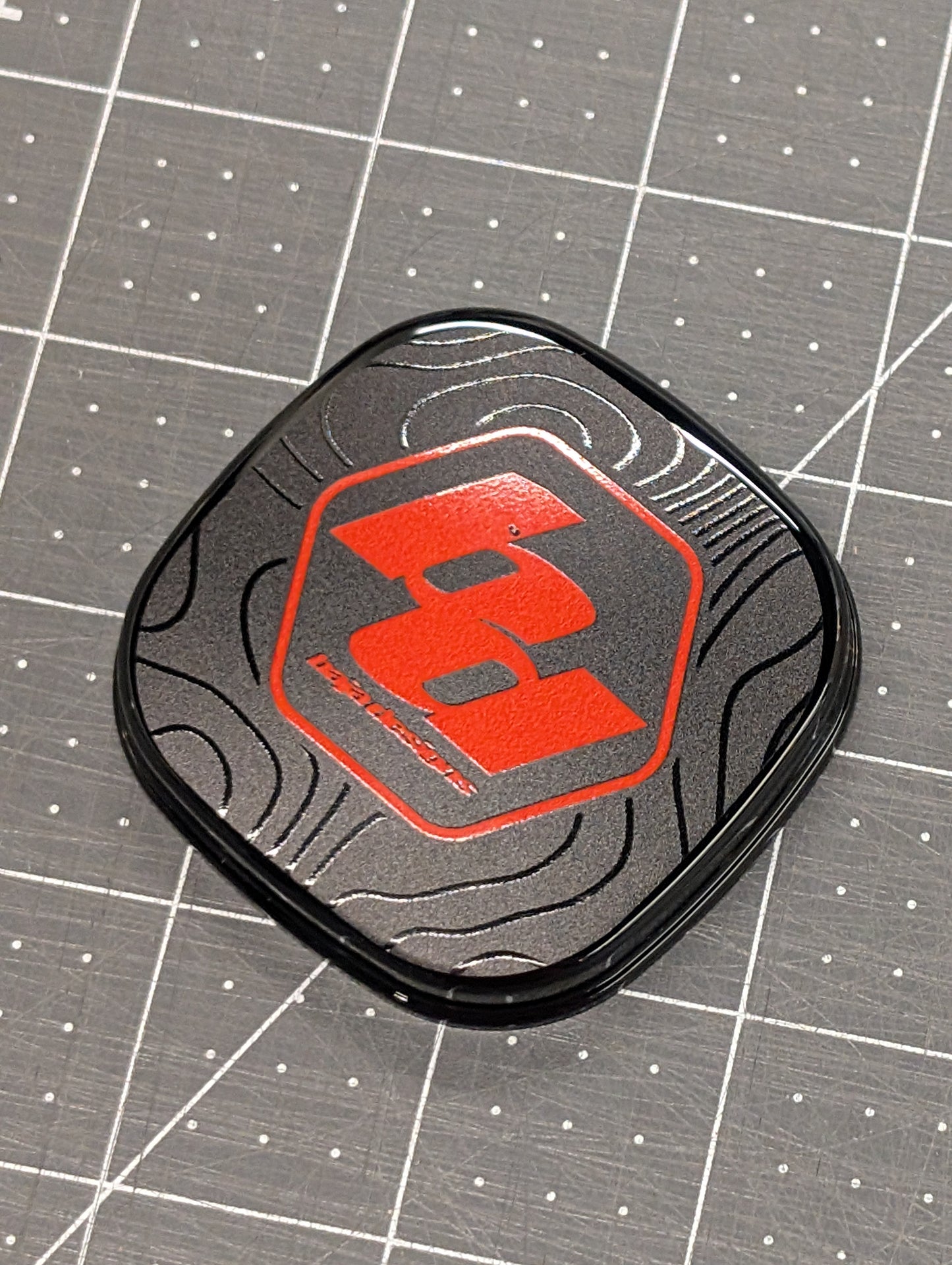 Topographical Overlay for Baja Designs S1 Headlight Cover- set of 3