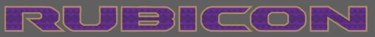 Custom Designed Name Decal Accessory Pair- Fits Jeep Wrangler- Gladiator