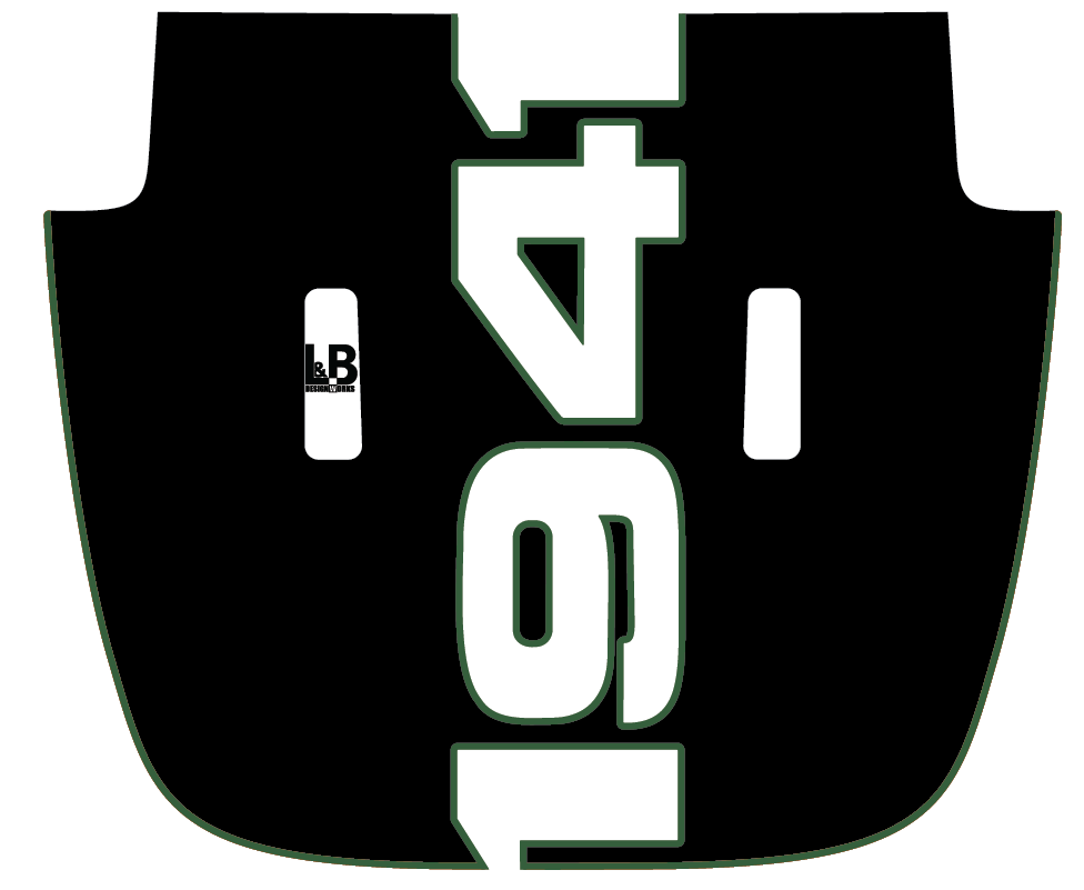 Custom Designed Hood Decal