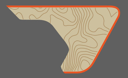 Jeep Decal Topographic Vent Sticker Gladiator Wrangler