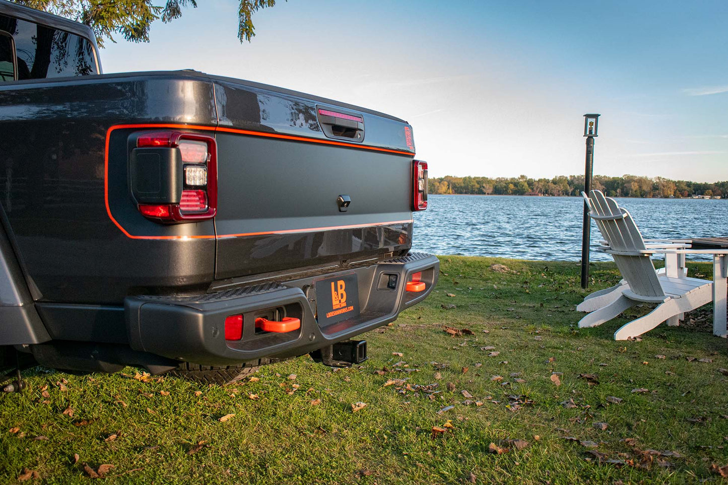 Color Line Rubicon Mojave Blackout tailgate decal set- fits 2020 and newer Jeep Gladiator