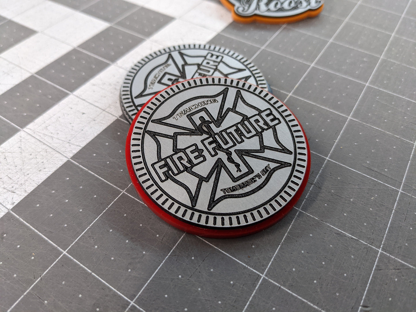 Custom Designed Acrylic Badge