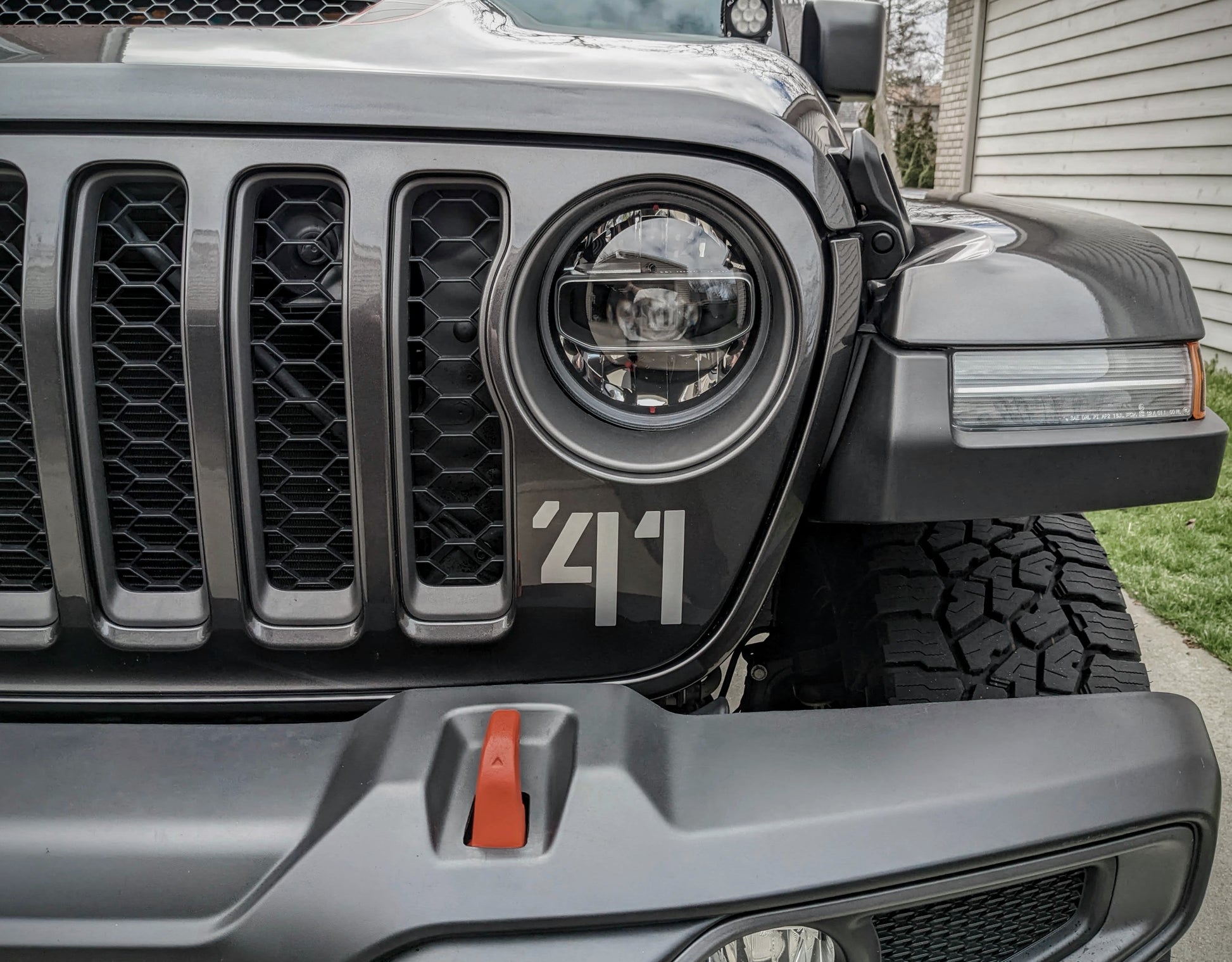 Jeep 41 Grille Decal Wrangler Gladiator sticker