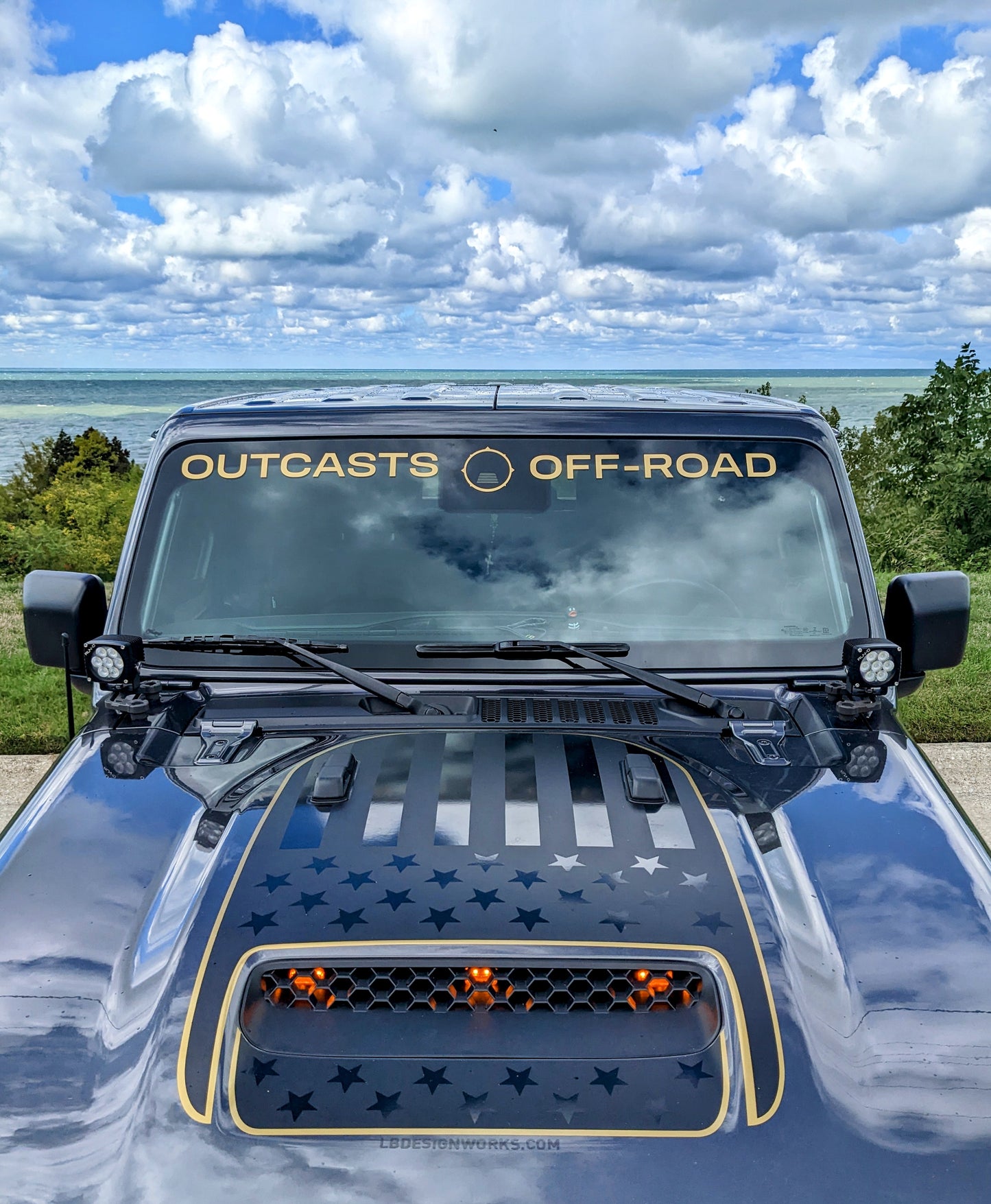 Outcasts Off-Road Windshield Banner