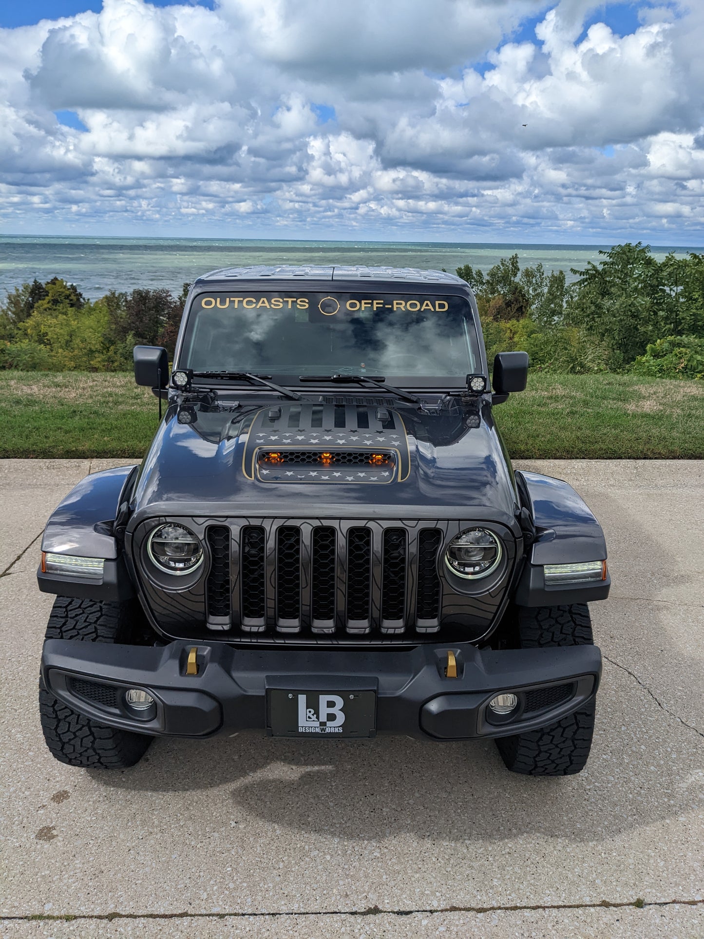 Outcasts Off-Road Windshield Banner